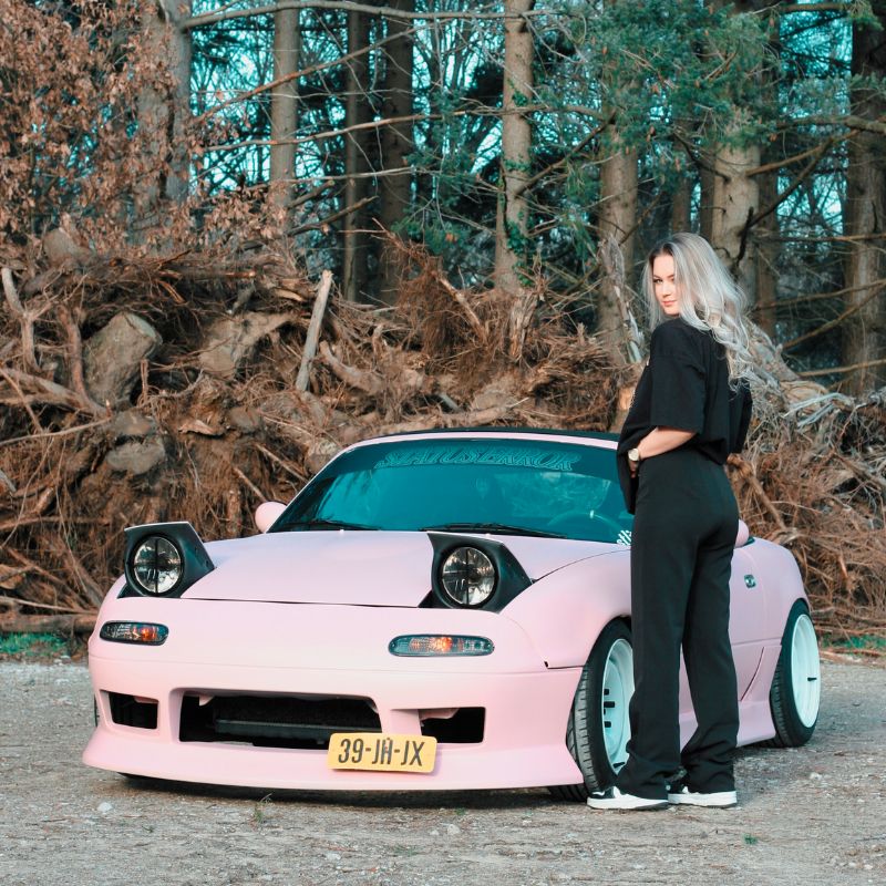 Miata met KDB body kit aanwezig op AutoMadness Den Bosch